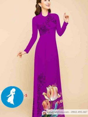 Vải áo dài hoa hồng thiết kế 2020 AD C2857 29 1589017700 491 vai ao dai vai ao dai dep ad