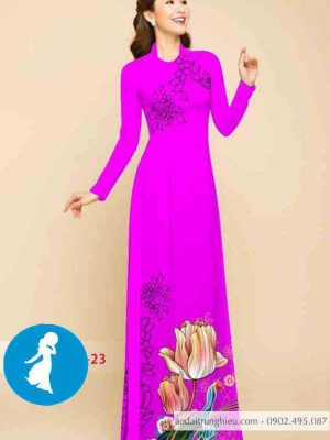 Vải áo dài hoa hồng thiết kế 2020 AD C2857 49 1589017703 415 vai ao dai vai ao dai dep ad