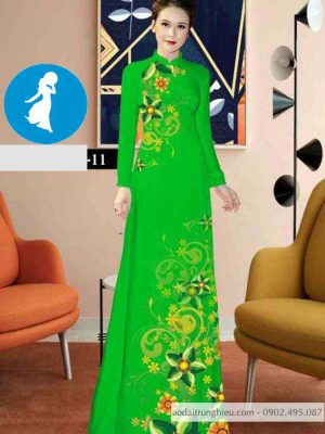 Vải áo dài hoa 3D mới ra AD C2856 37 1589017823 364 vai ao dai vai ao dai dep ad