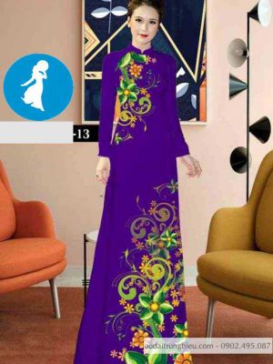 Vải áo dài hoa 3D mới ra AD C2856 38 1589017823 816 vai ao dai vai ao dai dep ad