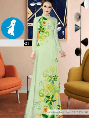 Vải áo dài hoa 3D mới ra AD C2856 46 1589017824 399 vai ao dai vai ao dai dep ad