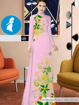 Vải áo dài hoa 3D mới ra AD C2856 45 1589017824 550 vai ao dai vai ao dai dep ad