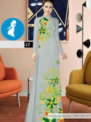 Vải áo dài hoa 3D mới ra AD C2856 41 1589017824 911 vai ao dai vai ao dai dep ad