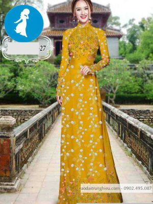 Vải áo dài hoa đều thiết kế 2020 AD T7426 39 1589017942 247 vai ao dai vai ao dai dep ad