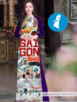 Vải áo dài cảnh sài gòn mới ra AD T7422 30 1589018300 249 vai ao dai vai ao dai dep ad
