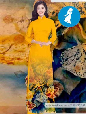 Vải áo dài hình lá kiểu mới AD T7104 27 1589018421 530 vai ao dai vai ao dai dep ad