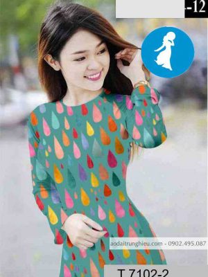Vải áo dài giọt nước kiểu mới AD T7102 17 1589018542 446 vai ao dai vai ao dai dep ad