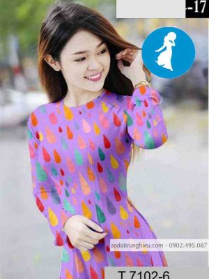 Vải áo dài giọt nước kiểu mới AD T7102 22 1589018543 116 vai ao dai vai ao dai dep ad