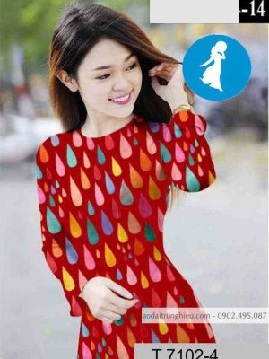 Vải áo dài giọt nước kiểu mới AD T7102 20 1589018543 661 vai ao dai vai ao dai dep ad
