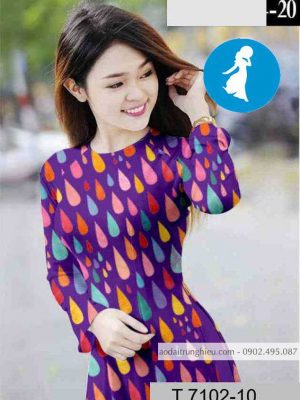 Vải áo dài giọt nước kiểu mới AD T7102 25 1589018544 798 vai ao dai vai ao dai dep ad