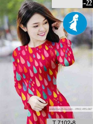 Vải áo dài giọt nước kiểu mới AD T7102 27 1589018544 81 vai ao dai vai ao dai dep ad