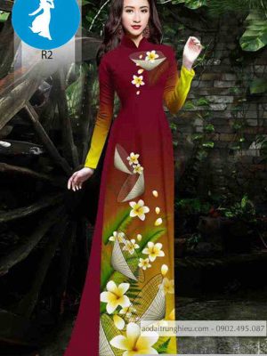 Vải áo dài hoa sứ và quạt thiết kế 2020 AD 10452 21 1589018779 632 vai ao dai vai ao dai dep ad
