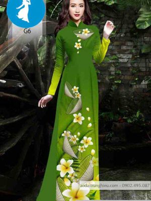 Vải áo dài hoa sứ và quạt thiết kế 2020 AD 10452 25 1589018780 324 vai ao dai vai ao dai dep ad
