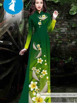 Vải áo dài hoa sứ và quạt thiết kế 2020 AD 10452 26 1589018780 857 vai ao dai vai ao dai dep ad