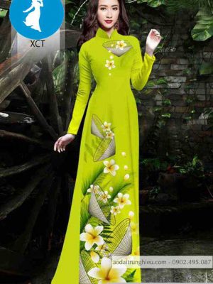 Vải áo dài hoa sứ và quạt thiết kế 2020 AD 10452 32 1589018781 283 vai ao dai vai ao dai dep ad