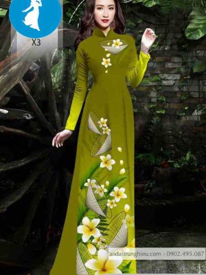 Vải áo dài hoa sứ và quạt thiết kế 2020 AD 10452 36 1589018782 851 vai ao dai vai ao dai dep ad