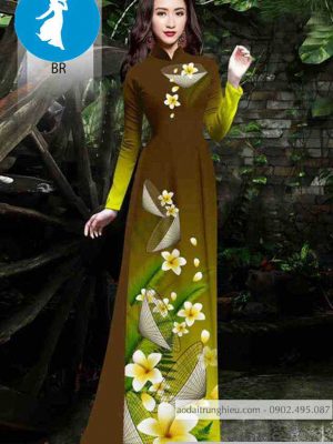 Vải áo dài hoa sứ và quạt thiết kế 2020 AD 10452 35 1589018782 999 vai ao dai vai ao dai dep ad