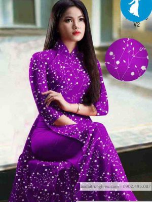 Vải áo dài hoa văn kiểu mới AD 10348 26 1589166902 230 vai ao dai vai ao dai dep ad