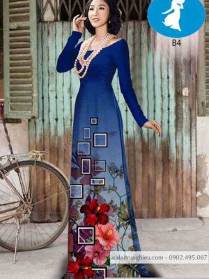 Vải áo dài hoa râm bụt mới ra AD 10363 21 1589167384 537 vai ao dai vai ao dai dep ad