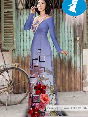 Vải áo dài hoa râm bụt mới ra AD 10363 31 1589167385 673 vai ao dai vai ao dai dep ad