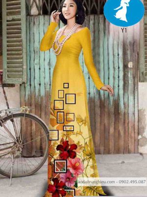 Vải áo dài hoa râm bụt mới ra AD 10363 32 1589167386 142 vai ao dai vai ao dai dep ad