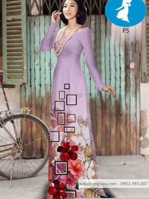 Vải áo dài hoa râm bụt mới ra AD 10363 33 1589167386 303 vai ao dai vai ao dai dep ad