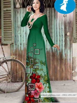Vải áo dài hoa râm bụt mới ra AD 10363 35 1589167386 308 vai ao dai vai ao dai dep ad