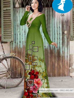 Vải áo dài hoa râm bụt mới ra AD 10363 36 1589167386 663 vai ao dai vai ao dai dep ad