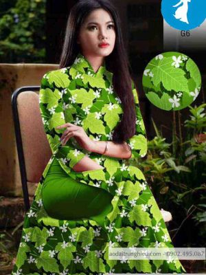 Vải áo dài hình lá kiểu mới AD 10456 37 1589167863 486 vai ao dai vai ao dai dep ad