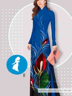 Vải áo dài hoa hồng môn kiểu mới AD 14379 33 1589167982 154 vai ao dai vai ao dai dep ad
