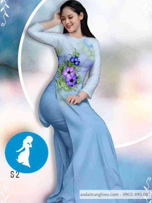 Vải áo dài hoa 3D mới ra AD 14124 23 1589253947 619 vai ao dai vai ao dai dep ad
