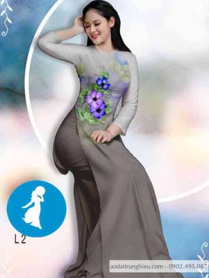 Vải áo dài hoa 3D mới ra AD 14124 26 1589253947 999 vai ao dai vai ao dai dep ad