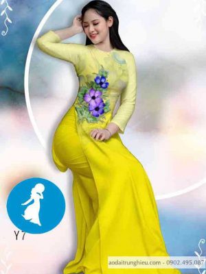 Vải áo dài hoa 3D mới ra AD 14124 28 1589253948 989 vai ao dai vai ao dai dep ad