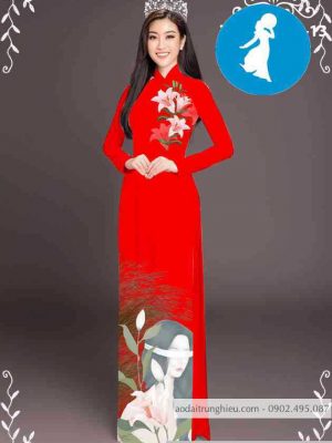 Vải áo dài hoa ly thiết kế 2020 AD T7435 24 1589254065 363 vai ao dai vai ao dai dep ad