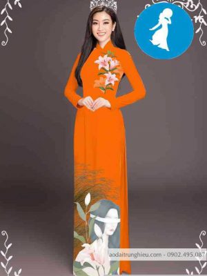 Vải áo dài hoa ly thiết kế 2020 AD T7435 27 1589254066 279 vai ao dai vai ao dai dep ad