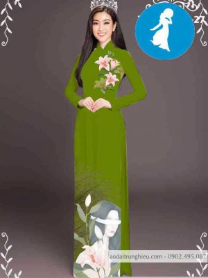 Vải áo dài hoa ly thiết kế 2020 AD T7435 38 1589254067 180 vai ao dai vai ao dai dep ad