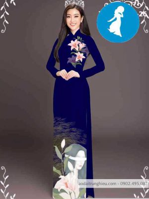 Vải áo dài hoa ly thiết kế 2020 AD T7435 37 1589254067 240 vai ao dai vai ao dai dep ad