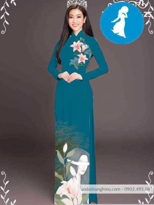Vải áo dài hoa ly thiết kế 2020 AD T7435 36 1589254067 385 vai ao dai vai ao dai dep ad