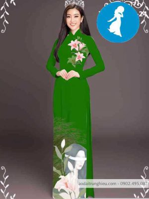 Vải áo dài hoa ly thiết kế 2020 AD T7435 35 1589254067 651 vai ao dai vai ao dai dep ad