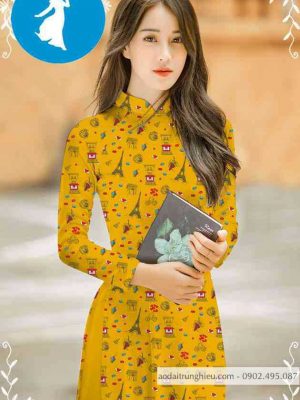 Vải áo dài hoa văn đều mới ra AD T7432 17 1589254308 878 vai ao dai vai ao dai dep ad