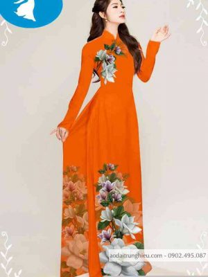 Vải áo dài hoa trên dưới thiết kế 2020 AD T7431 32 1589254432 309 vai ao dai vai ao dai dep ad