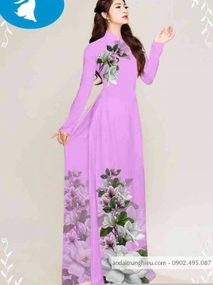 Vải áo dài hoa trên dưới thiết kế 2020 AD T7431 33 1589254432 493 vai ao dai vai ao dai dep ad