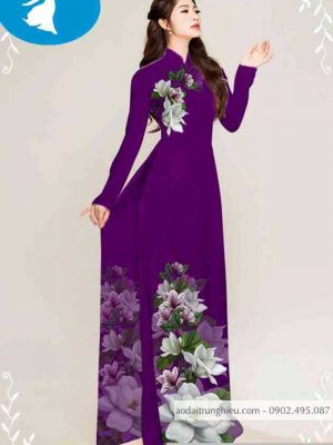 Vải áo dài hoa trên dưới thiết kế 2020 AD T7431 34 1589254432 798 vai ao dai vai ao dai dep ad