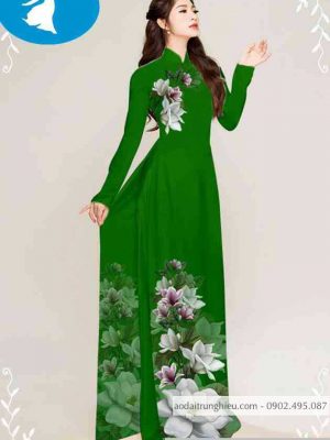 Vải áo dài hoa trên dưới thiết kế 2020 AD T7431 36 1589254433 103 vai ao dai vai ao dai dep ad