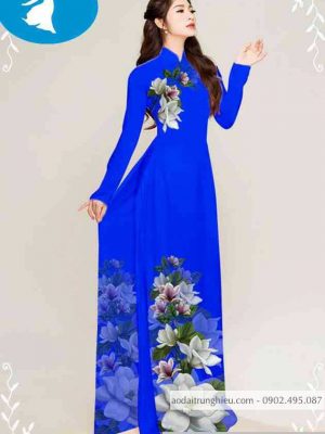 Vải áo dài hoa trên dưới thiết kế 2020 AD T7431 39 1589254433 476 vai ao dai vai ao dai dep ad