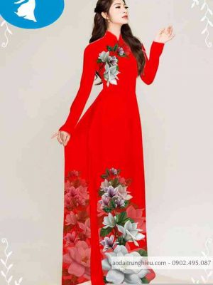 Vải áo dài hoa trên dưới thiết kế 2020 AD T7431 40 1589254433 483 vai ao dai vai ao dai dep ad