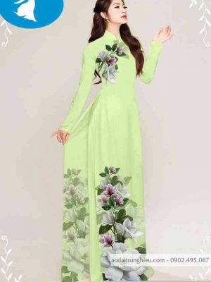 Vải áo dài hoa trên dưới thiết kế 2020 AD T7431 37 1589254433 55 vai ao dai vai ao dai dep ad