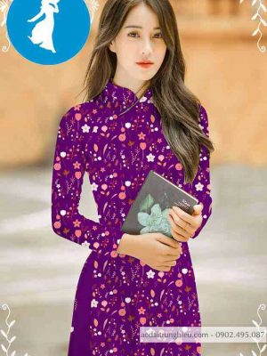 Vải áo dài hoa nhí mới ra AD T7429 44 1589254551 2 vai ao dai vai ao dai dep ad