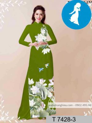 Vải áo dài hoa sen kiểu mới AD T7428 37 1589254669 576 vai ao dai vai ao dai dep ad