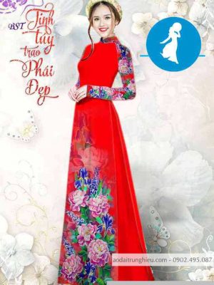 Vải áo dài hoa cẩm chướng thiết kế 2020 AD M7318 40 1589255028 800 vai ao dai vai ao dai dep ad